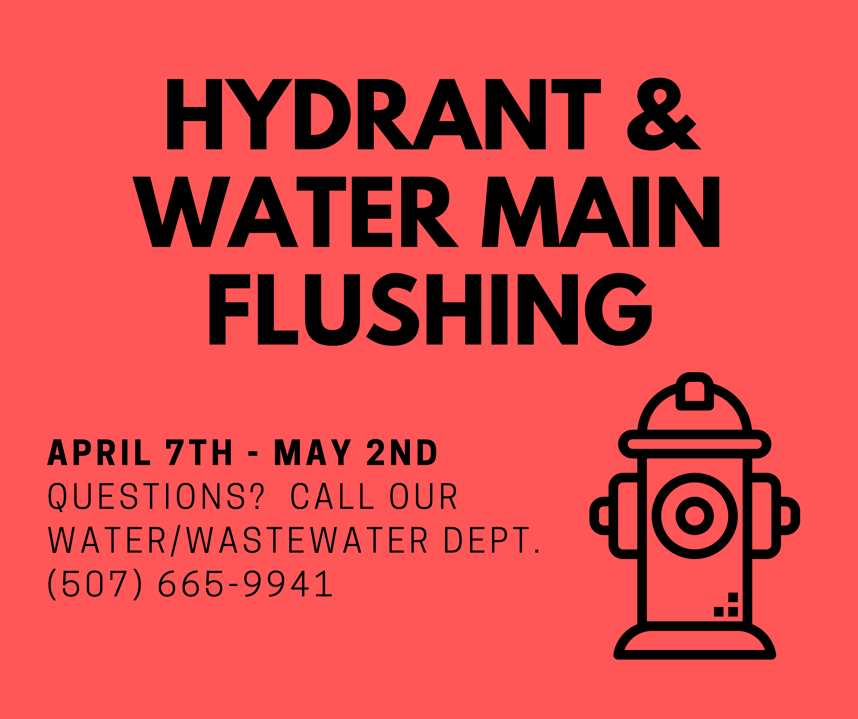 Fire Hydrant Flushing Information