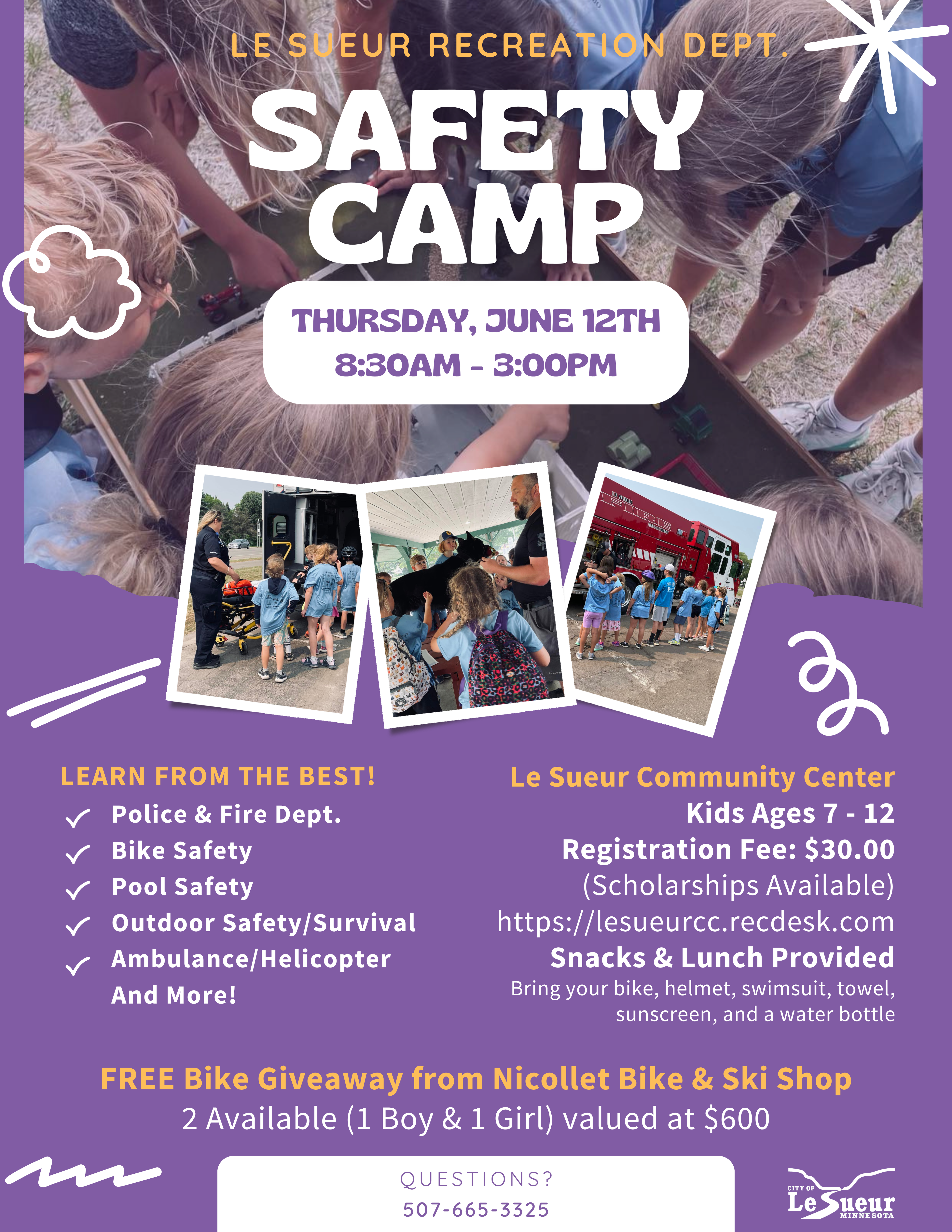 Safety Camp Flyer