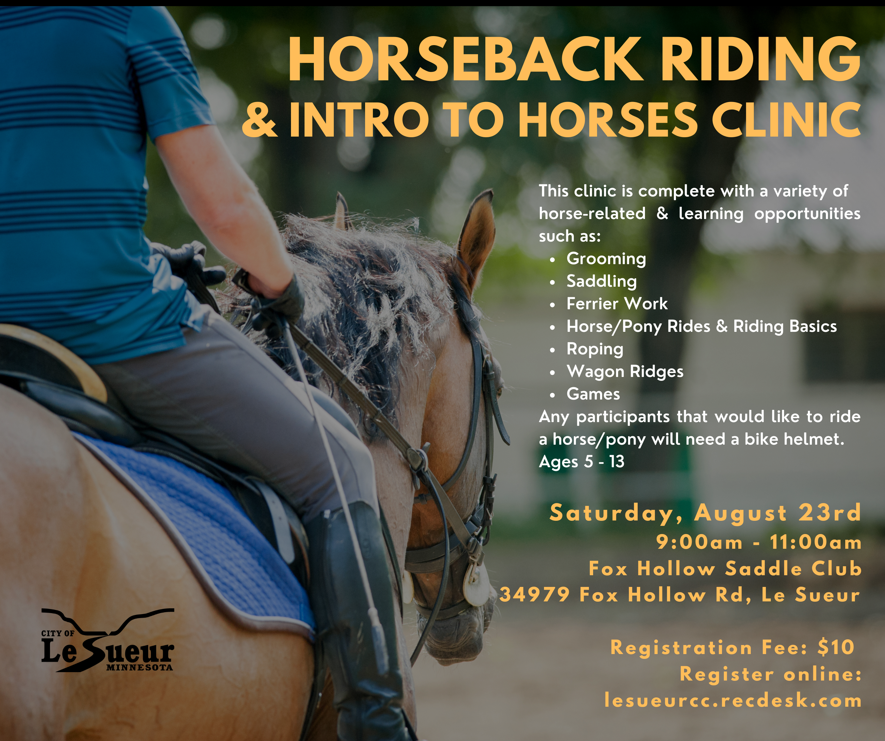 Horseback Riding Flyer