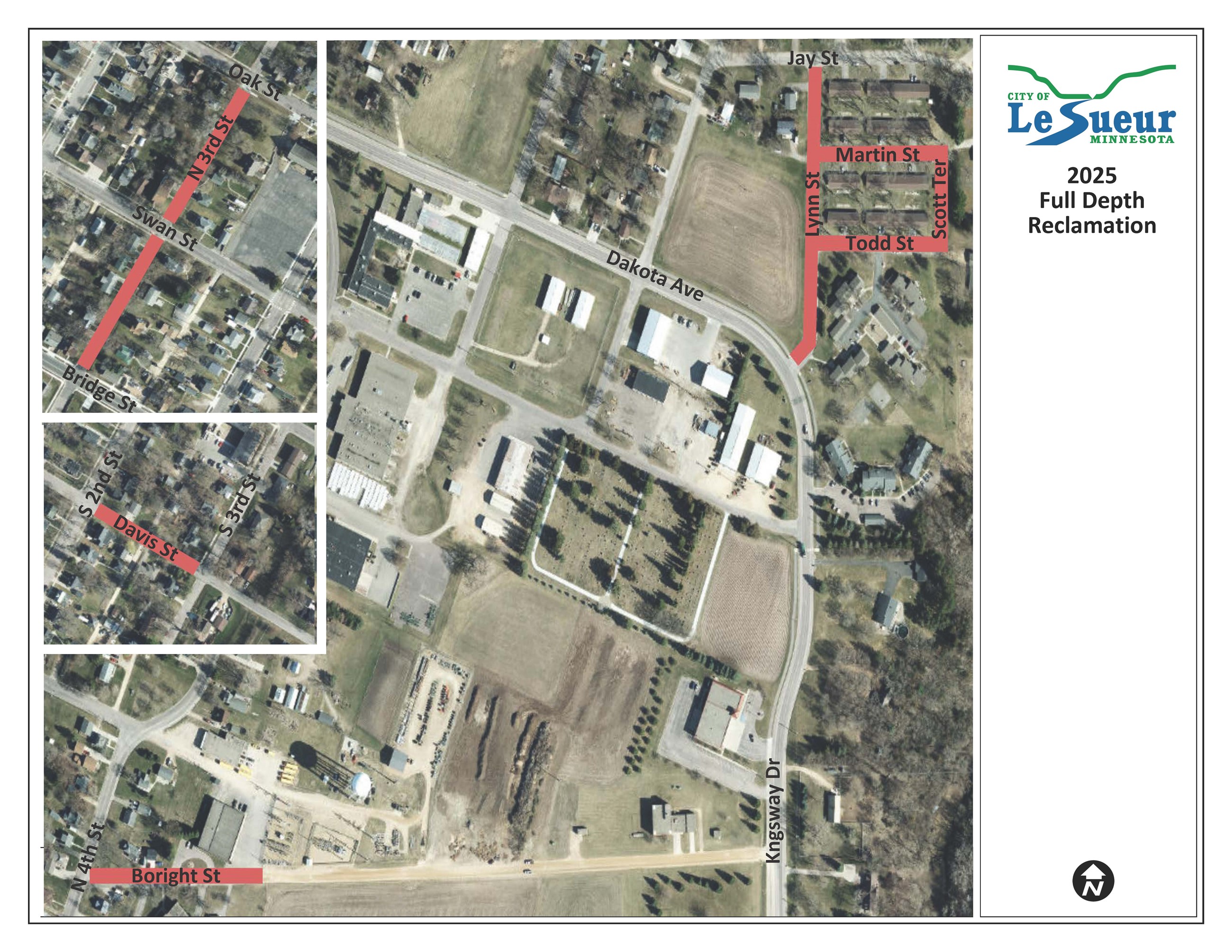 2025 Full Depth Reclamation Map