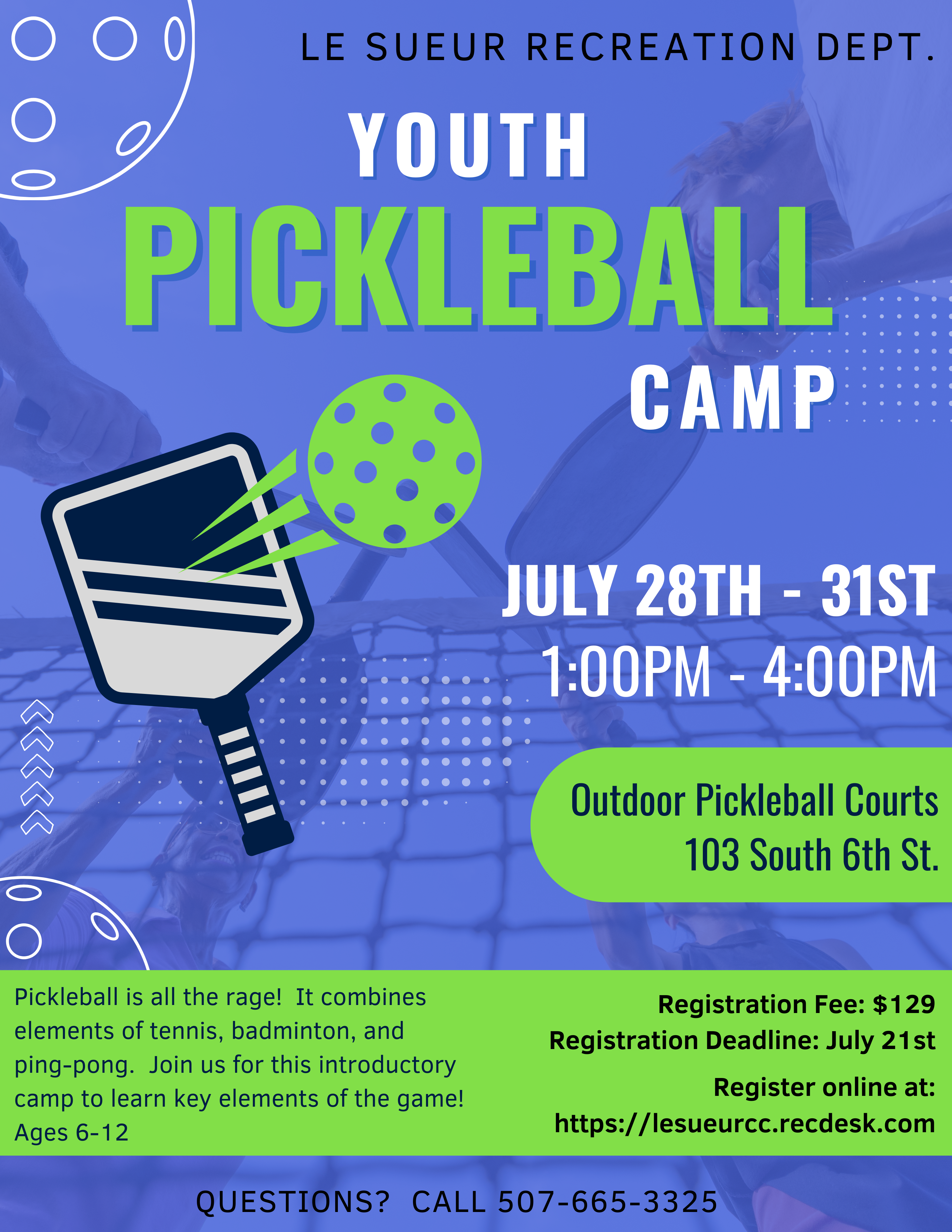 Youth Pickleball Camp