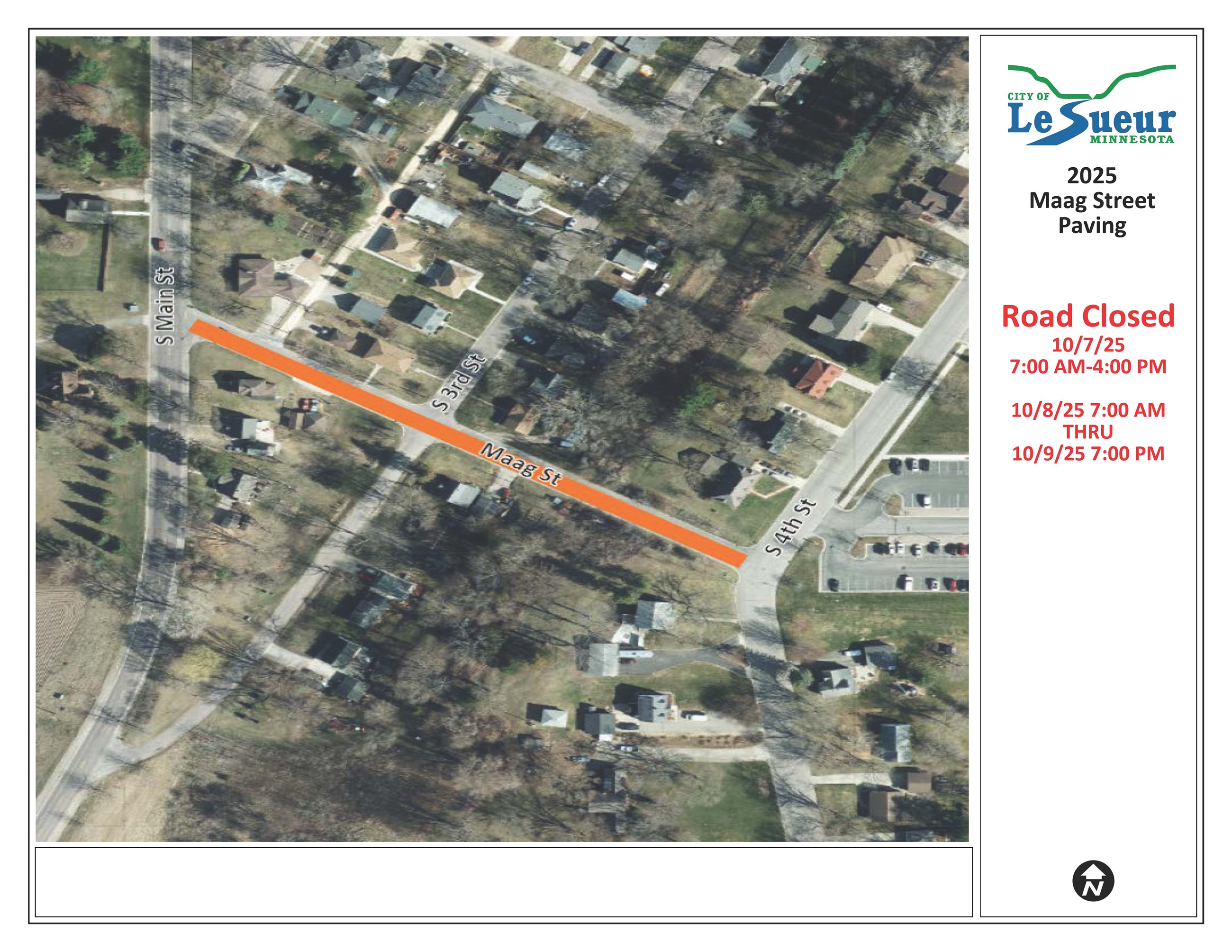 2025 Maag St Paving Map