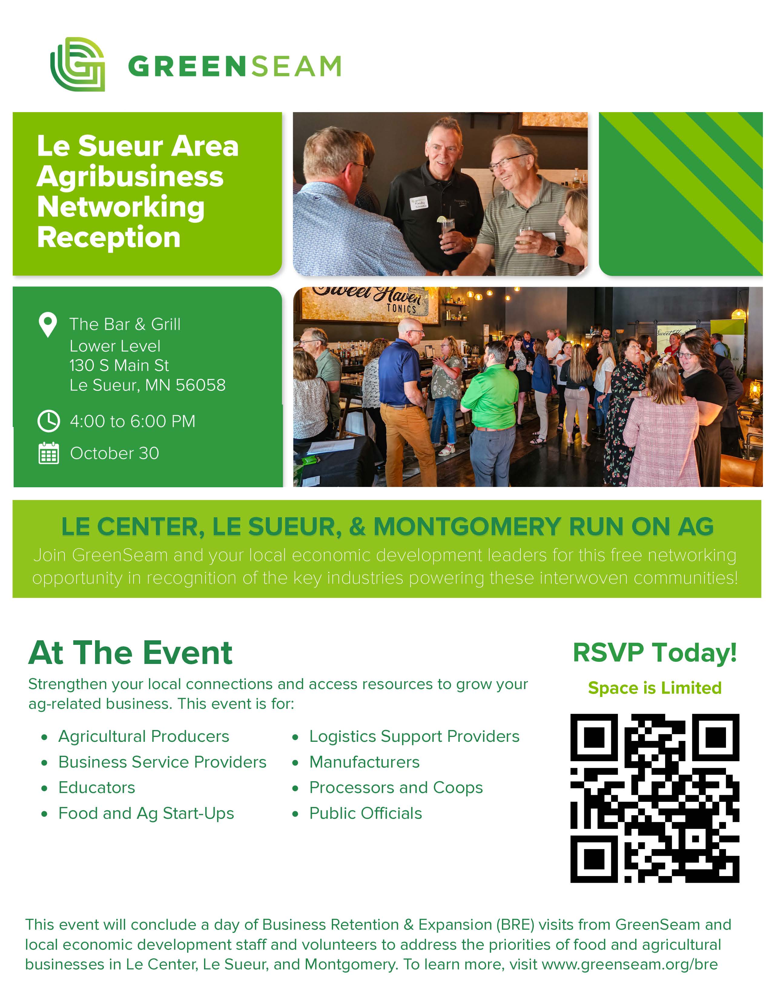 Le Sueur Ag Networking Reception October 30, 2025
