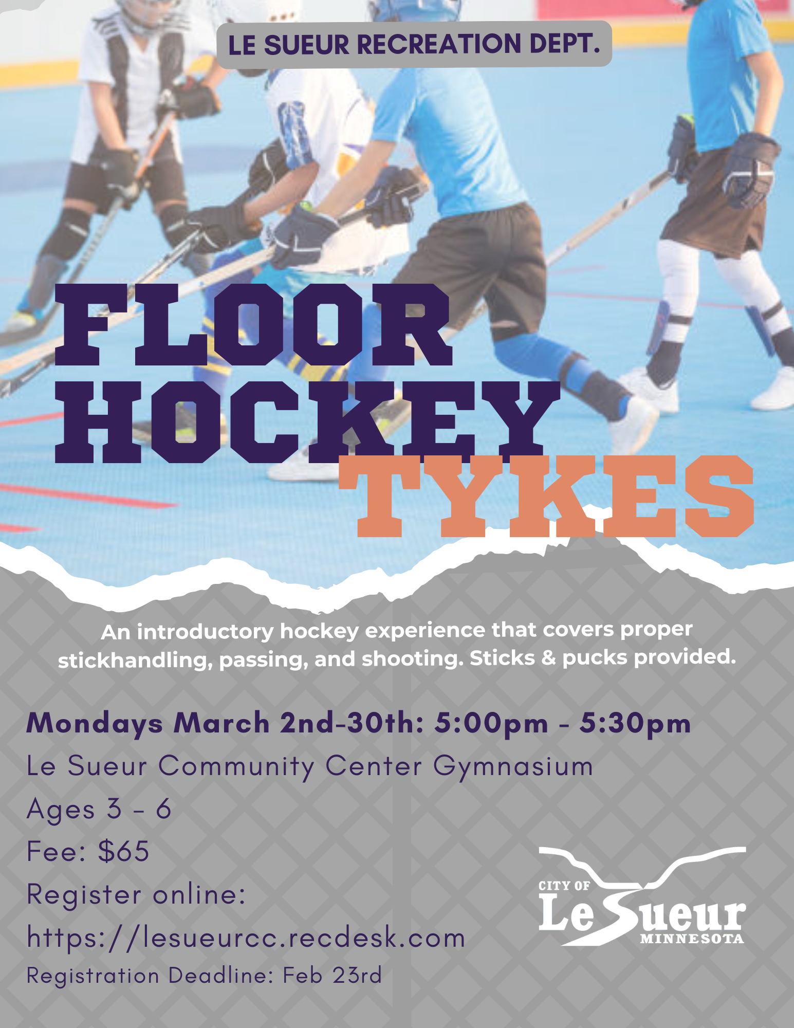 Youth Floor Hockey Flyer