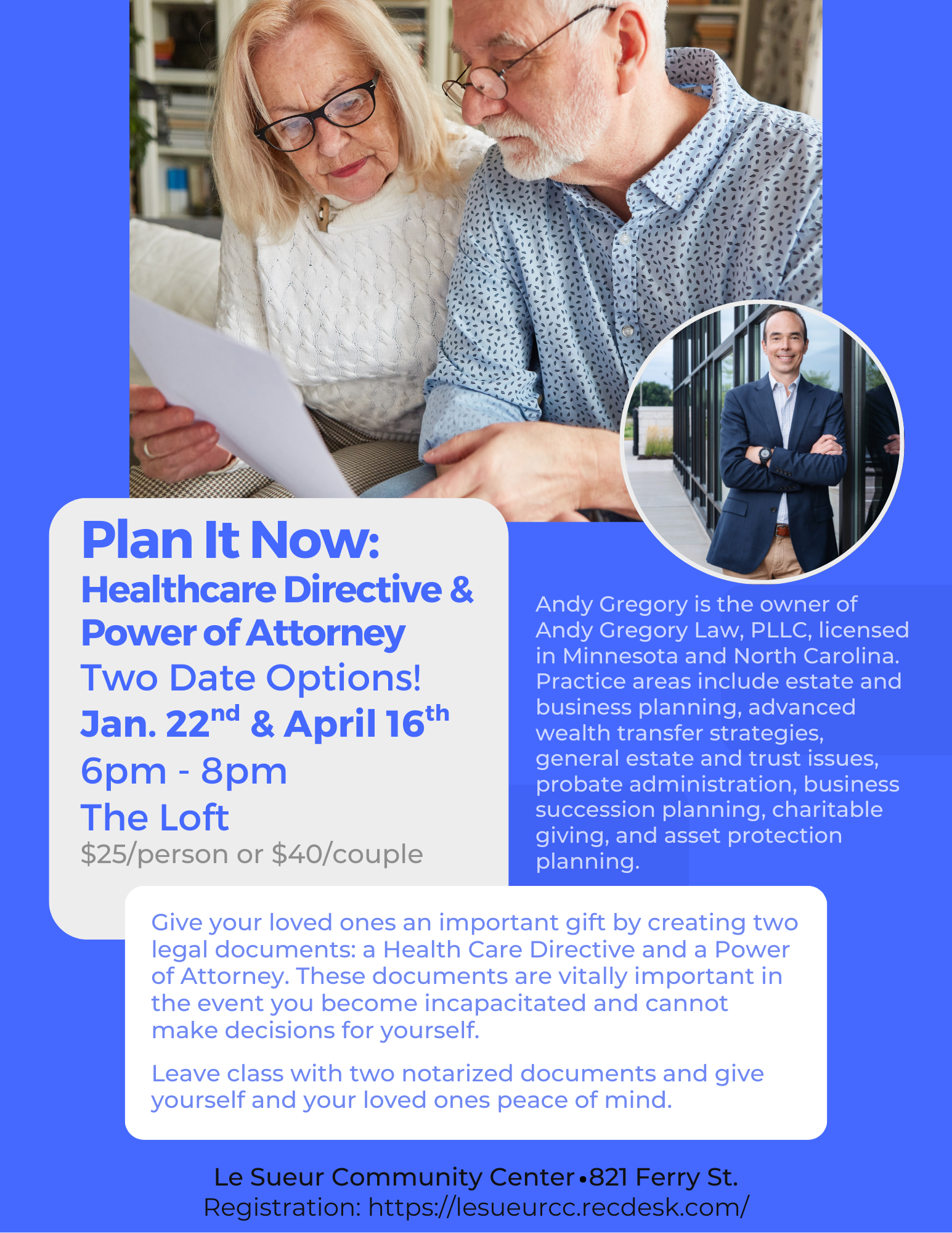 Healthcare Directive Class Flyer